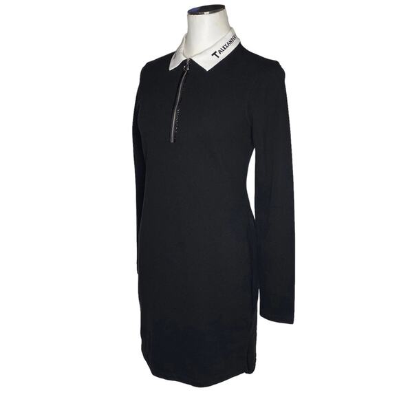 T By Alexander Wang Cotton Pique Polo Short Zip-Front Shirtdress size Medium - Picture 5 of 12